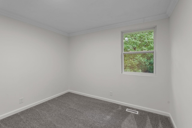 846 Forrest Glen Dr, Old Hickory, TN 37138 - spare room with crown molding, baseboards, and carpet flooring