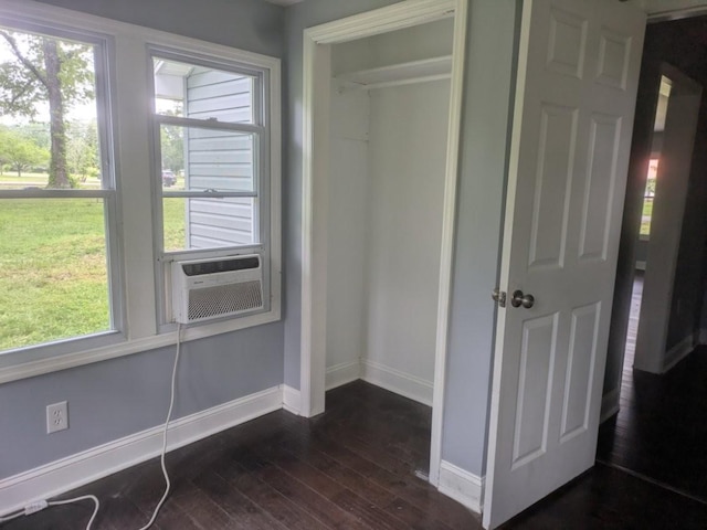 closet featuring cooling unit