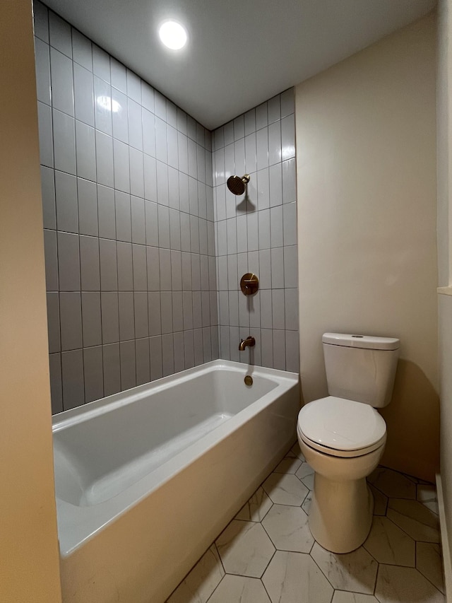 361 Binkley Dr, Nashville, TN 37211 - full bathroom featuring toilet, tub / shower combination, and tile patterned floors