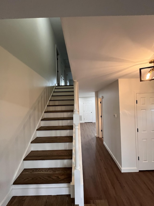 361 Binkley Dr, Nashville, TN 37211 - stairway featuring wood finished floors and baseboards