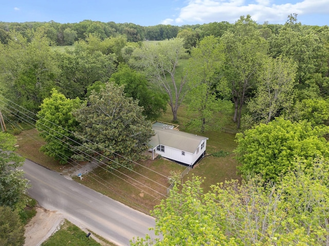 aerial view with a view of trees