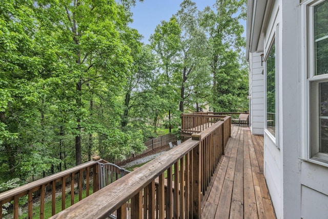 1204 Wood Pines Ln, Hixson, TN 37343 - view of wooden deck