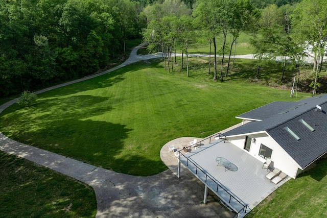 drone / aerial view