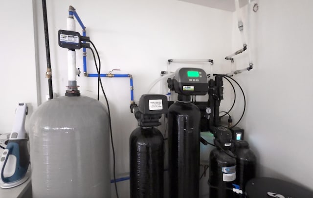 view of utility room