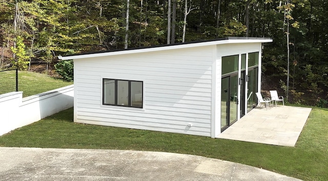 view of outbuilding
