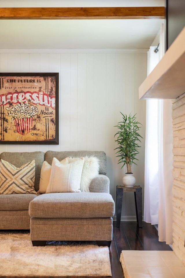 716 S Summerfield Dr, Madison, TN 37115 - sitting room with dark wood-style floors