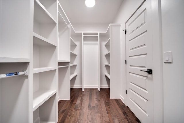 2509B Scovel St, Nashville, TN 37208 - walk in closet with dark wood-style floors