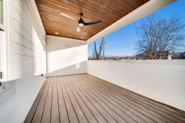 2509B Scovel St, Nashville, TN 37208 - wooden deck featuring ceiling fan