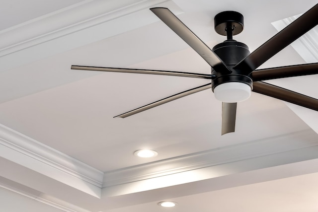 2509A Scovel St, Nashville, TN 37208 - details with crown molding and recessed lighting