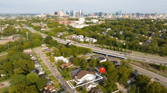 2509A Scovel St, Nashville, TN 37208 - bird's eye view with a city view
