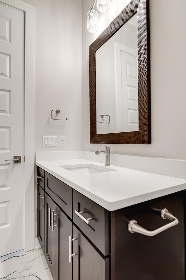 2509A Scovel St, Nashville, TN 37208 - bathroom with marble finish floor and vanity