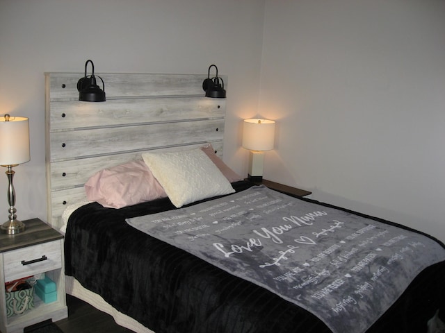 bedroom with baseboards