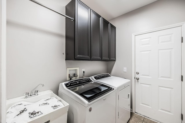 1505 Sylvan Park Ct, Mount Juliet, TN 37122 - washroom with washing machine and clothes dryer, cabinet space, and light tile patterned floors