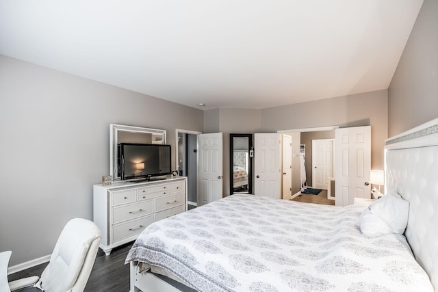 1505 Sylvan Park Ct, Mount Juliet, TN 37122 - bedroom with baseboards and dark wood-style floors