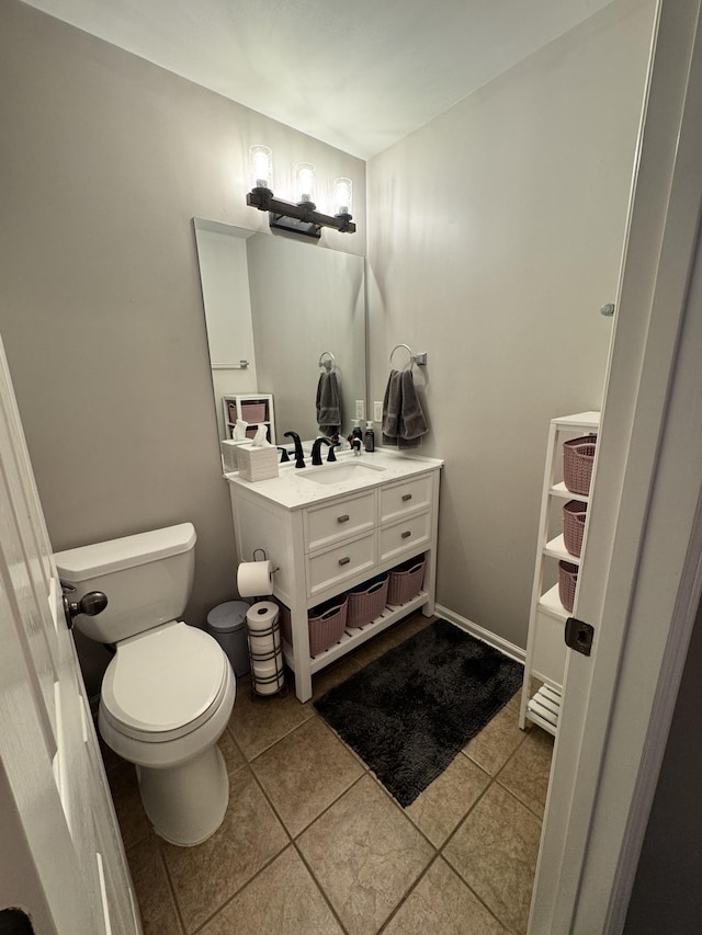 1505 Sylvan Park Ct, Mount Juliet, TN 37122 - bathroom featuring toilet, vanity, and tile patterned flooring