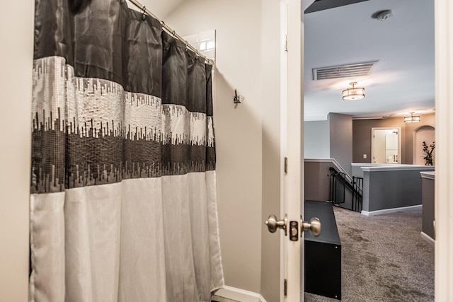 1505 Sylvan Park Ct, Mount Juliet, TN 37122 - full bath featuring baseboards and a shower with curtain