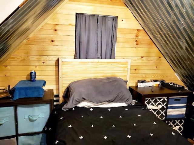 4179 Beaver Bend Dr, Nunnelly, TN 37137 - bedroom with wood walls