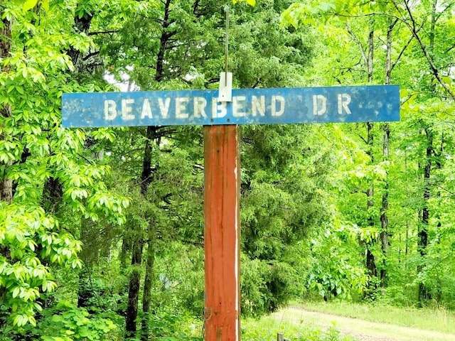 4179 Beaver Bend Dr, Nunnelly, TN 37137 - details with a wooded view