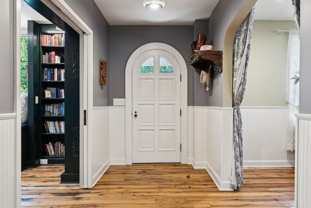 503 Brick Church Pike, Goodlettsville, TN 37072 - entrance foyer featuring light wood finished floors and wainscoting