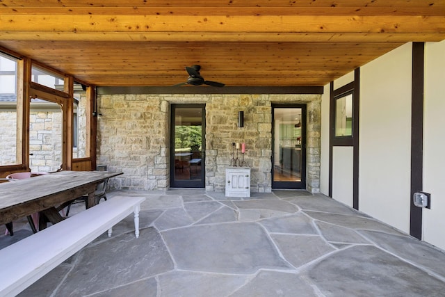 503 Brick Church Pike, Goodlettsville, TN 37072 - view of patio featuring outdoor dining space and ceiling fan