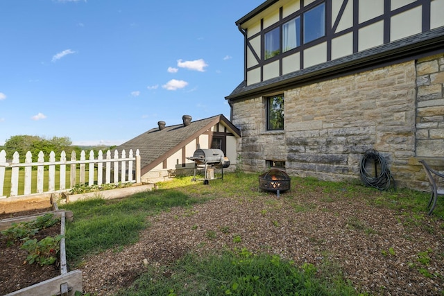 503 Brick Church Pike, Goodlettsville, TN 37072 - view of yard featuring fence and a fire pit