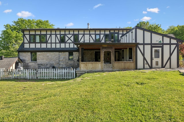 503 Brick Church Pike, Goodlettsville, TN 37072 - back of property with stone siding