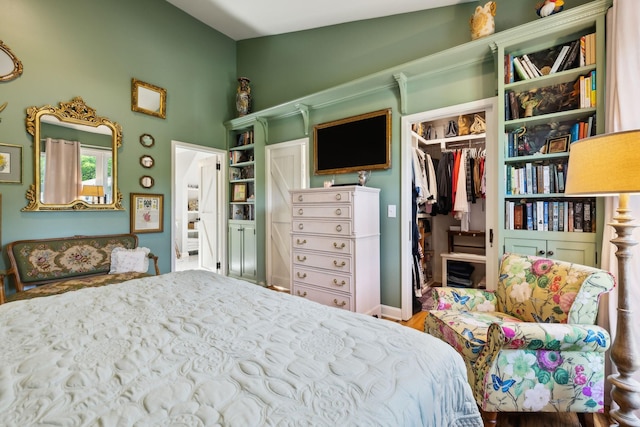 503 Brick Church Pike, Goodlettsville, TN 37072 - bedroom with a closet, wood finished floors, and a high ceiling