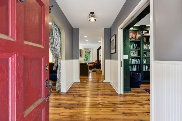 503 Brick Church Pike, Goodlettsville, TN 37072 - foyer entrance featuring a wainscoted wall and wood finished floors