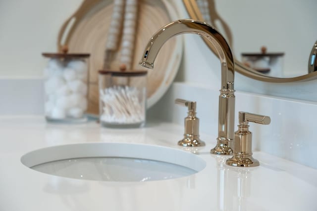 details with a sink