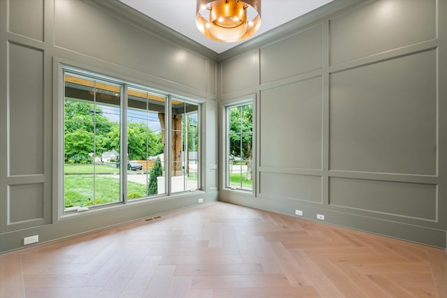 1408 Adams St, Franklin, TN 37064 - spare room with a decorative wall and ornamental molding