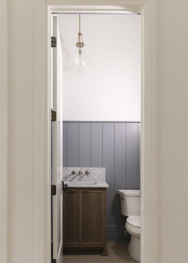 1408 Adams St, Franklin, TN 37064 - half bath featuring toilet and vanity