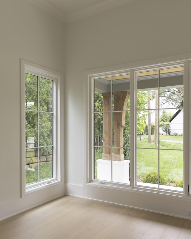 1408 Adams St, Franklin, TN 37064 - unfurnished room with light wood-style floors and baseboards