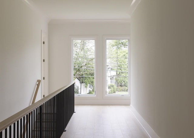 1408 Adams St, Franklin, TN 37064 - hall featuring plenty of natural light and ornamental molding