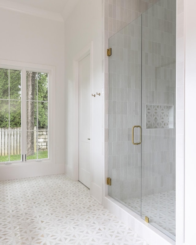 1408 Adams St, Franklin, TN 37064 - full bath featuring tile patterned floors and a stall shower