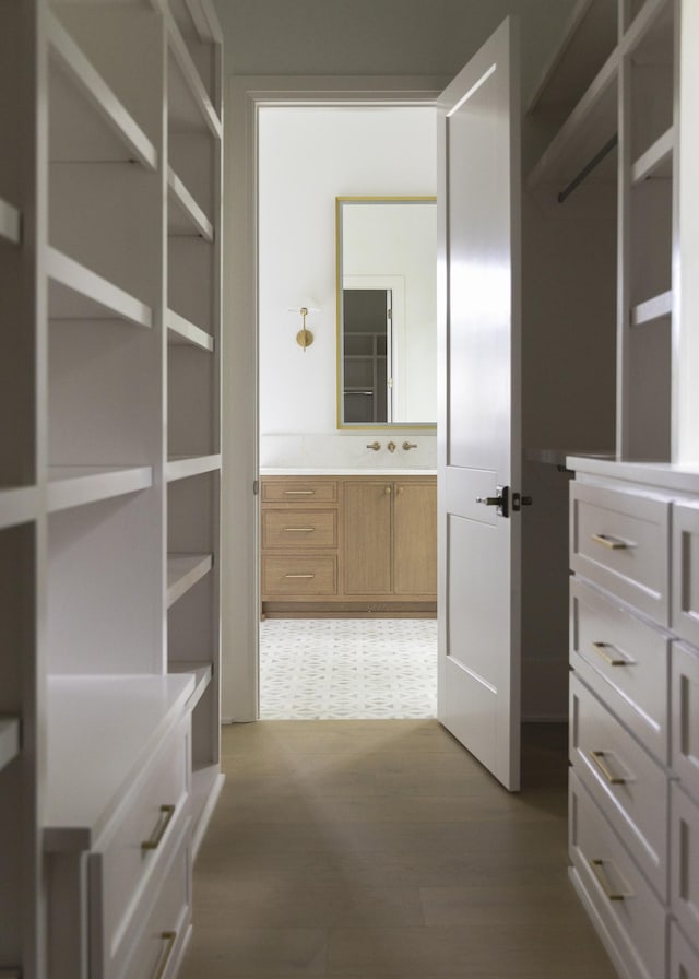 1408 Adams St, Franklin, TN 37064 - walk in closet featuring wood finished floors and a sink