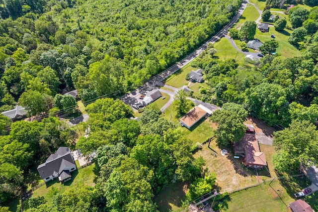 1872 River Rd, Clarksville, TN 37040 - aerial view of a forest