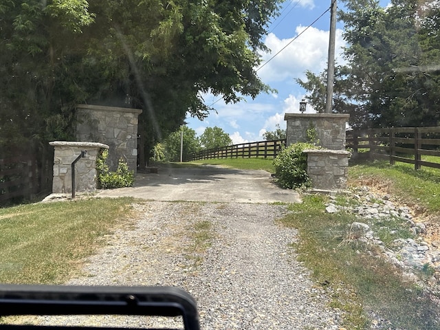 448 Dean Acre Ln, Liberty, TN 37095 - view of street with gravel driveway