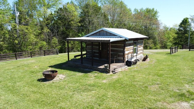 448 Dean Acre Ln, Liberty, TN 37095 - view of outdoor structure with an outbuilding and fence