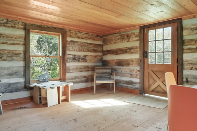 448 Dean Acre Ln, Liberty, TN 37095 - interior space with wooden ceiling and wood-type flooring