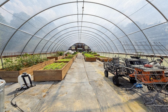 exterior space with a garden
