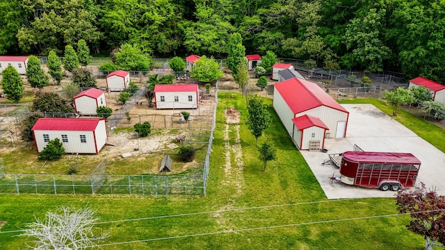 drone / aerial view