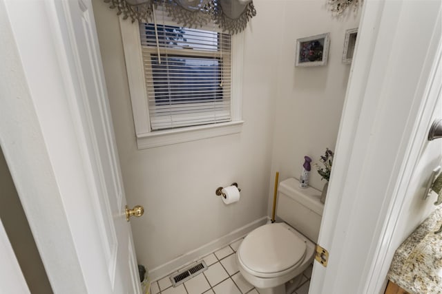 746 Shadow Ln, Belvidere, TN 37306 - bathroom with tile patterned floors, toilet, and baseboards