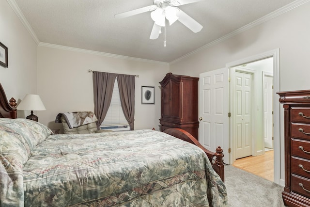 746 Shadow Ln, Belvidere, TN 37306 - bedroom featuring crown molding and ceiling fan