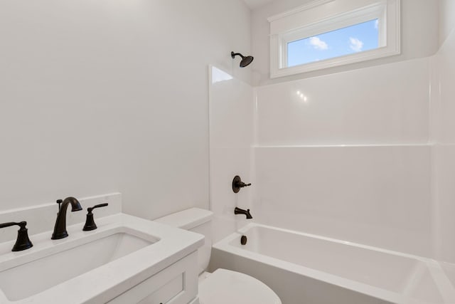 119 Casey St, Brush Creek, TN 38547 - full bath featuring toilet,  shower combination, and a sink