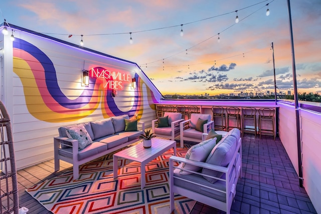 2176 Carson St Unit 5, Nashville, TN 37211 - exterior space with an outdoor living space