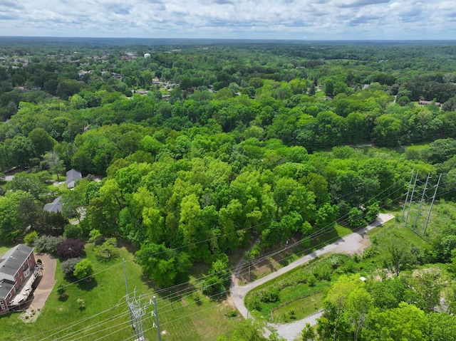 460 Seven Springs Rd, Clarksville, TN 37043 - drone / aerial view featuring a wooded view