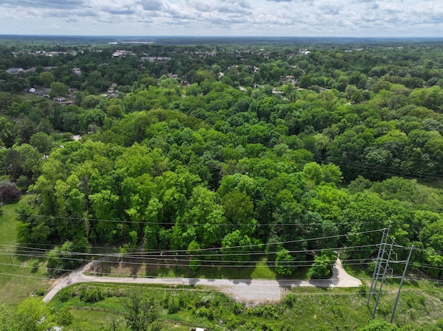 460 Seven Springs Rd, Clarksville, TN 37043 - drone / aerial view featuring a forest view