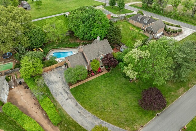 drone / aerial view