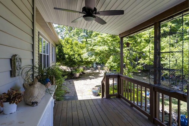 2004 Pinewood Ct, Mount Juliet, TN 37122 - deck with a ceiling fan