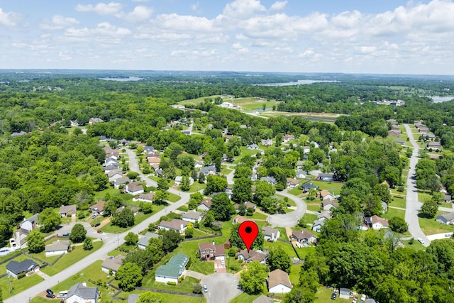 2004 Pinewood Ct, Mount Juliet, TN 37122 - aerial perspective of suburban area with a forest